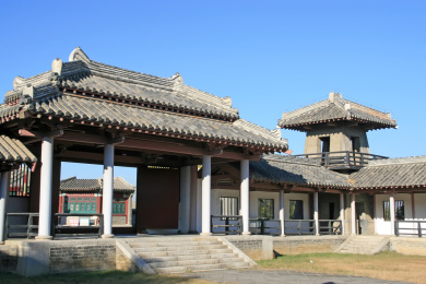 河北秦皇岛山海关孟姜女庙风光
