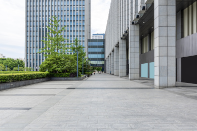 城市建筑街区商业街