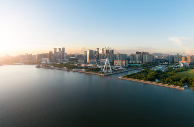 深圳宝安前海航拍