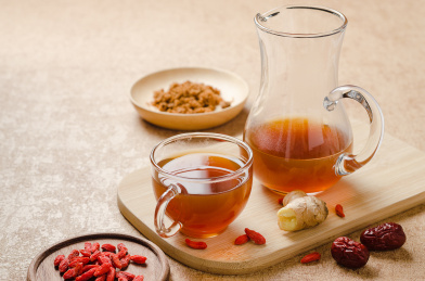 驱寒的红糖姜茶