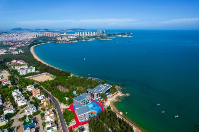 中国福建省东山县马銮湾航拍