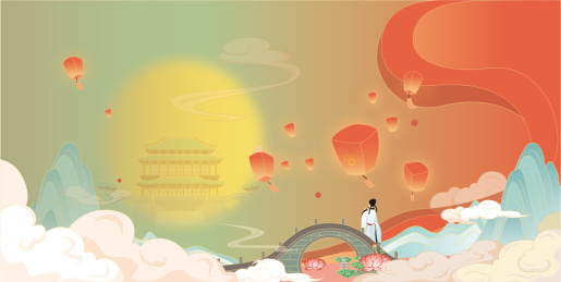 中秋国风举头望明月李白