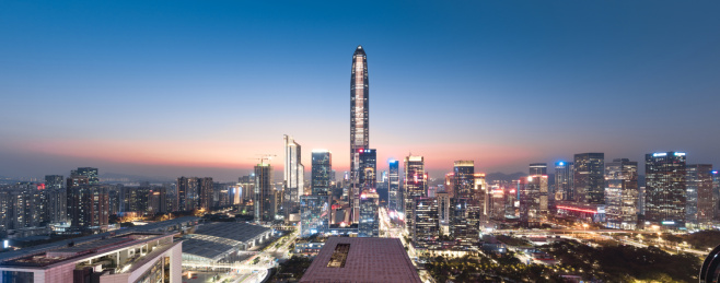 深圳福田CBD繁华夜景