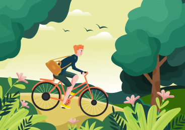 低碳出行爱护环境