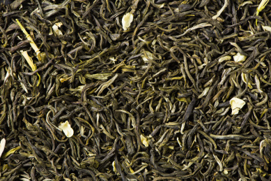 茉莉花茶叶背景