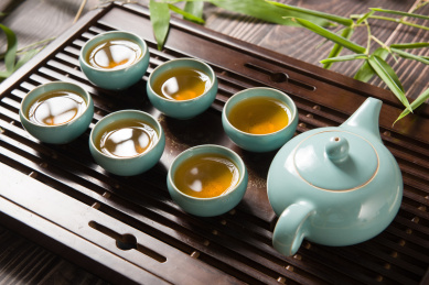 品茶喝茶，以茶会友