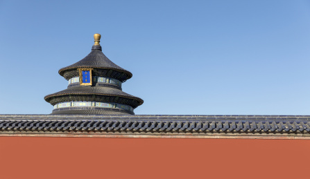 中国北京天坛祈年殿古建筑