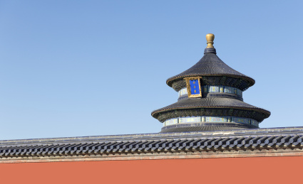 中国北京天坛祈年殿古建筑