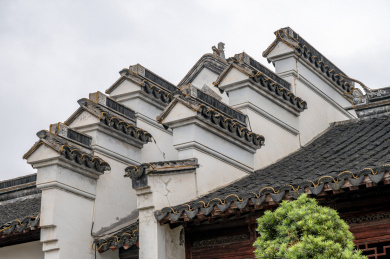 中式仿古徽派建筑马头墙