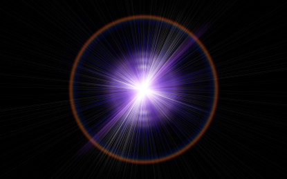 科技光效镜头眩光光线素材