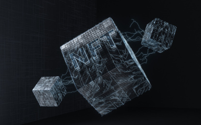 NFT概念3D渲染