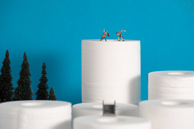 城堡上决斗的勇士