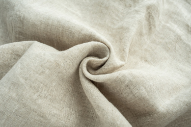 原色棉麻混纺面料