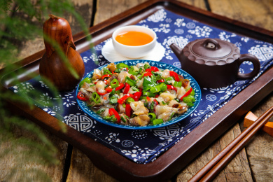 地方特色菜生腌螺肉