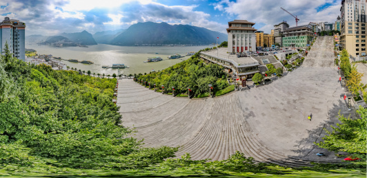中国重庆巫峡秋色