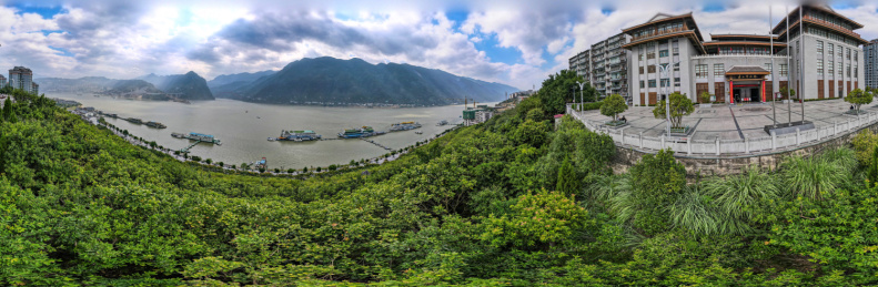 中国重庆巫峡秋色