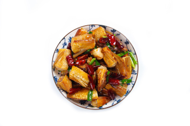 下酒菜爆炒腊鱼肚