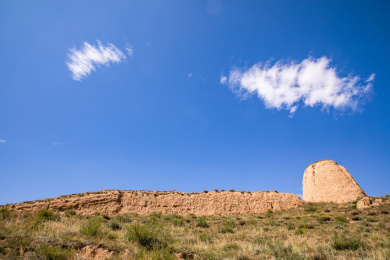 中国山西大同新平堡长城遗址