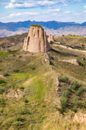 中国山西大同新平堡长城遗址