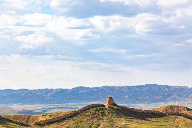 中国山西大同新平堡长城遗址