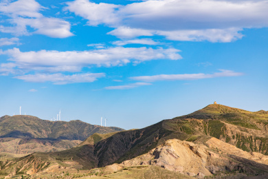 中国山西大同新平堡长城遗址