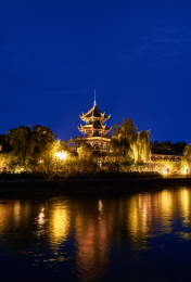 中国四川省成都市的望江楼