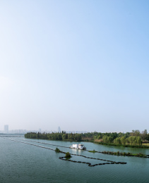 安徽合肥滨湖新区方兴湖景观风光