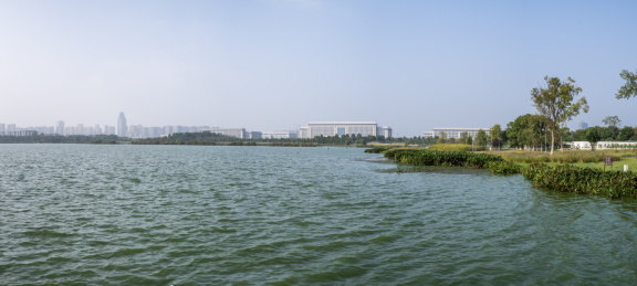 安徽合肥滨湖新区方兴湖景观风光