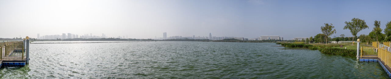 安徽合肥滨湖新区方兴湖景观风光