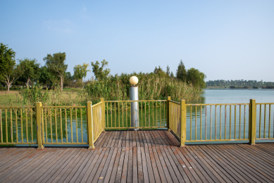 安徽合肥滨湖新区方兴湖景观风光