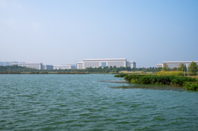 安徽合肥滨湖新区方兴湖景观风光