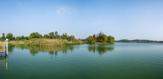 安徽合肥滨湖新区方兴湖景观风光