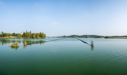 安徽合肥滨湖新区方兴湖景观风光