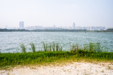 安徽合肥滨湖新区方兴湖景观风光