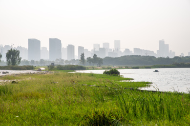安徽合肥滨湖新区方兴湖景观风光