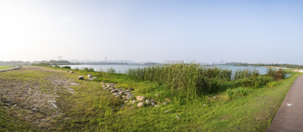 安徽合肥滨湖新区方兴湖景观风光