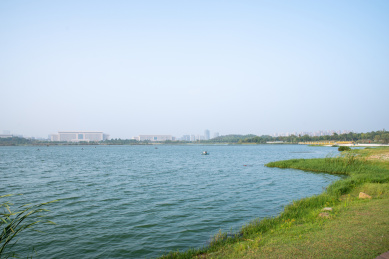 安徽合肥滨湖新区方兴湖景观风光