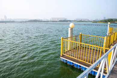 安徽合肥滨湖新区方兴湖景观风光