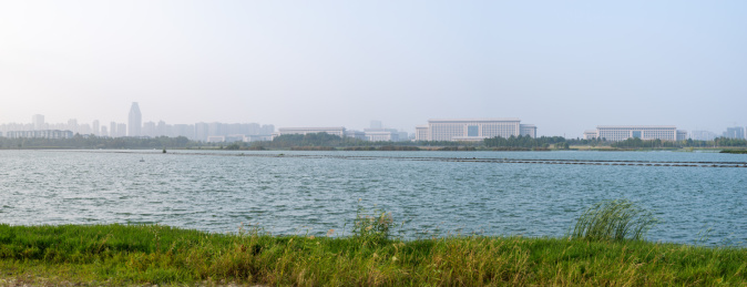 安徽合肥滨湖新区方兴湖景观风光