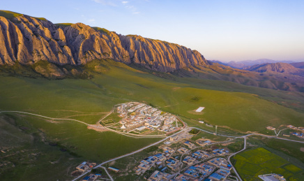 航拍甘肃甘南甘加秘境