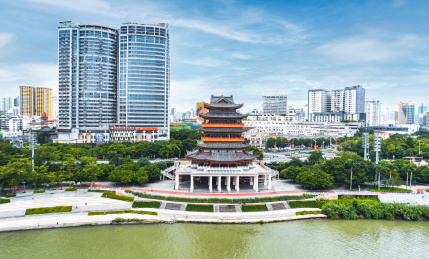 中国广西南宁古城墙畅游阁