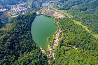 中国福建省顺昌县华阳山航拍