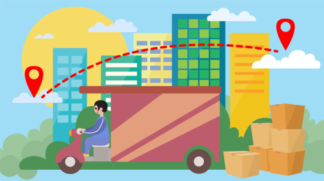 快递运输运送货物