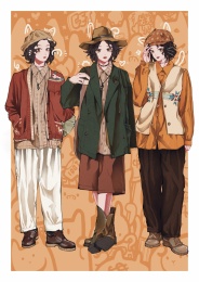 秋季女孩
