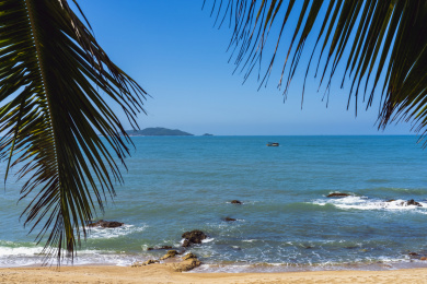 中国海南三亚天涯海角景区风光