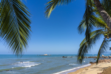 中国海南三亚天涯海角景区风光