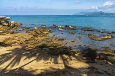 中国海南三亚天涯海角景区风光