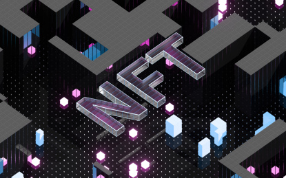 NFT数字版权概念 3D渲染