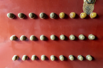 北京天安门城楼大红门上的门钉