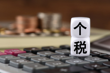 图表上的文字积木个税